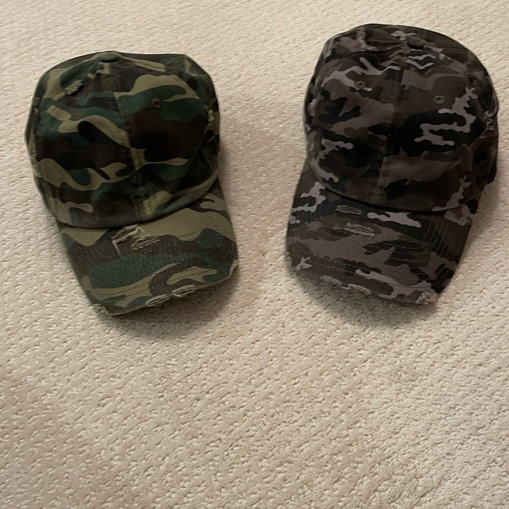 Female camouflage caps